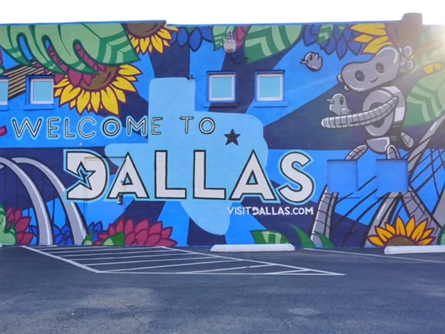 ダラス Deep Ellumのストリートアート